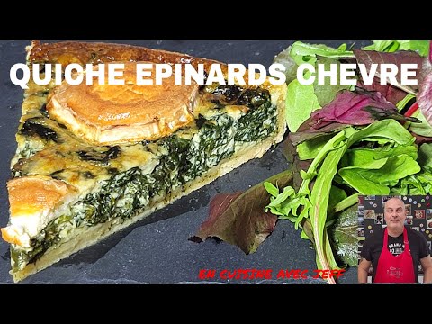 quiche aux épinards et chèvre