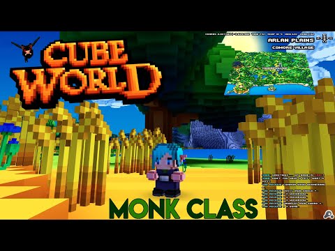 Cube World Mod Review | The Monk Class! + How to Install!