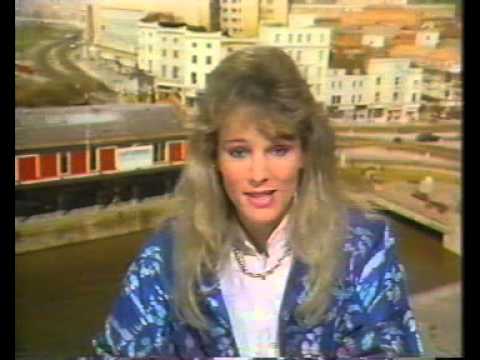HTV West con with Gill Impey with HTV West id 1989