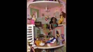 Disney Princess dolls in the Imaginarium my corner dollhouse.