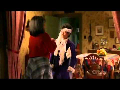 Chris vestido de Prince