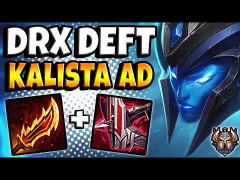 Deft Kalista vs Ezreal [ ADC ] Patch 12.8 Korea Challenger ✅