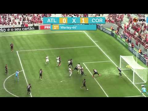 GOL DO CORITIBA - WERLEI - ATLÉTICO-PR X CORITIBA - 10/09 - BRASILEIRÃO 2017
