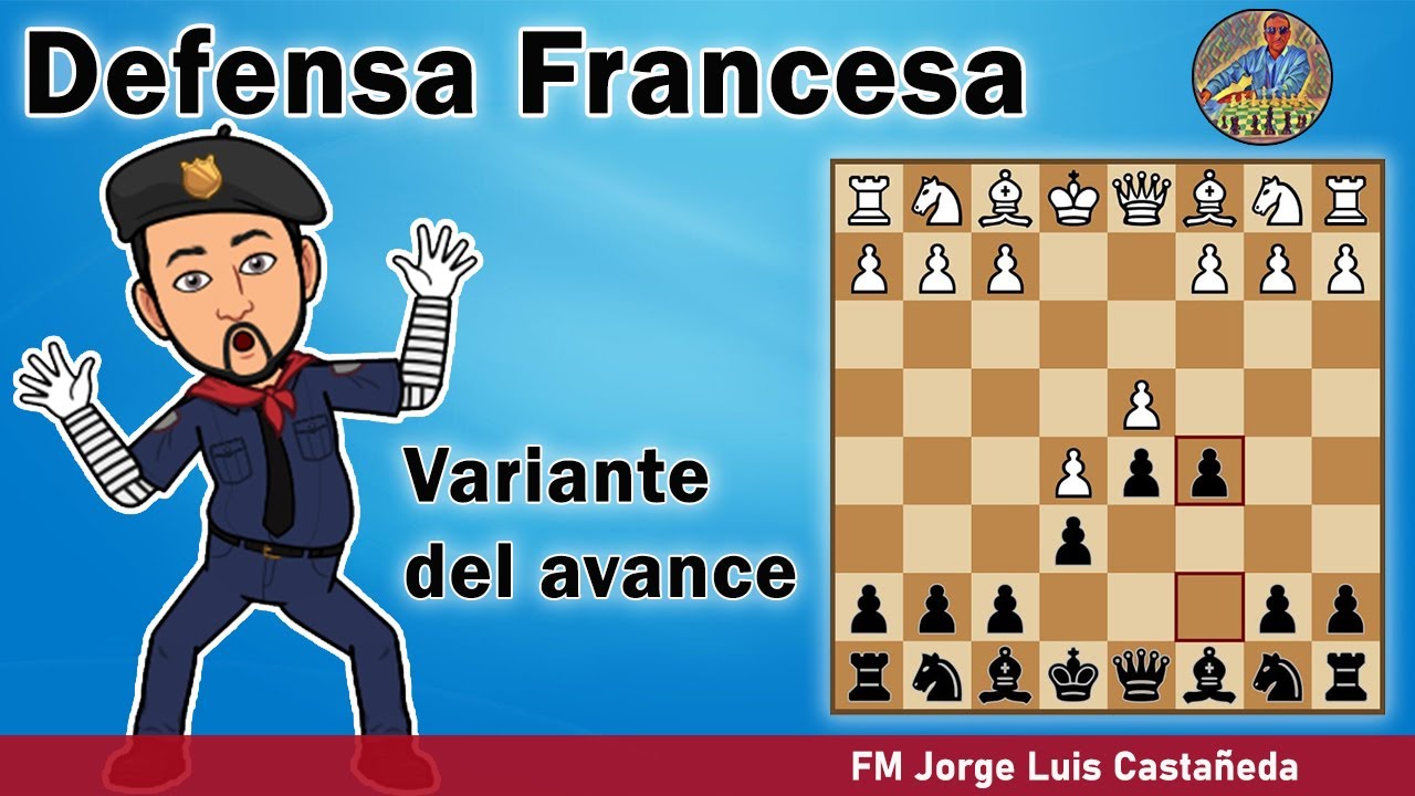 Como jugar la defensa Francesa! Variante del Avance!