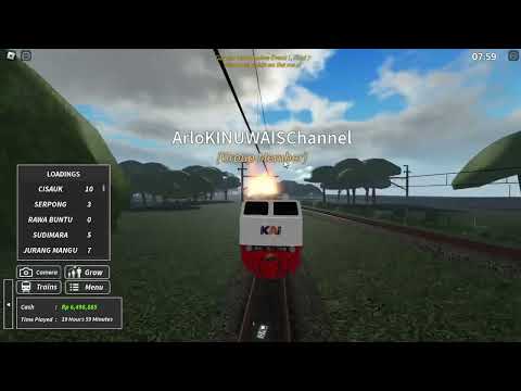 Menjadi masinis KAI di ROBLOX INDONESIA #roscale kereta api indonesia