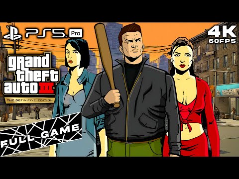 GTA 3 DEFINITIVE EDITION REMASTERED PS5 PRO FULL GAME (4K60FPS)