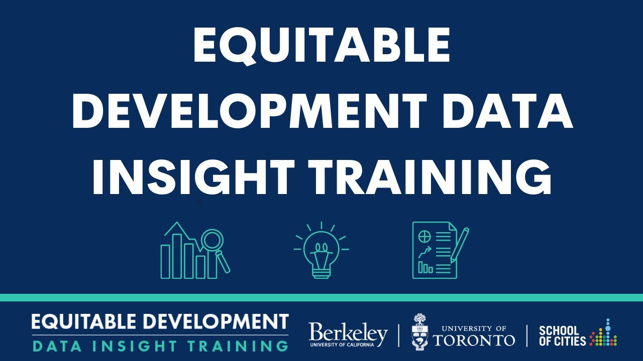 Equitable Development Data Insight Training