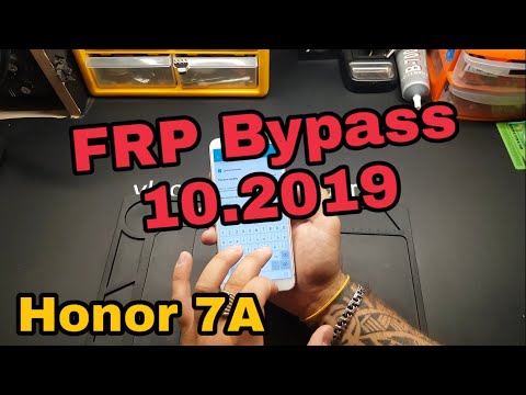 Honor7A pro FRP ByPass ( AUM-L29 сброс аккаунта ) talkback 7.2 EMUI 8.2.0