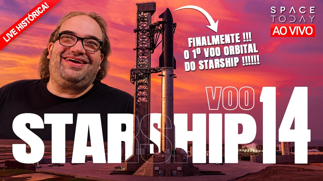 STARSHIP 14: O 1º VOO ORBITAL DO MAIOR FOGUETE DO MUNDO !!!!!!