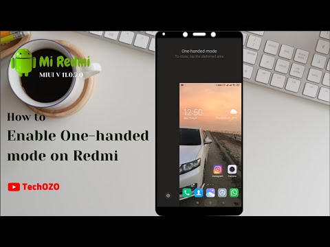 How to Enable One-handed mode on Redmi | MIUI 11.0.7.0 - TechOZO
