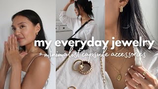 minimalist jewelry + accessories | capsule wardrobe essentials