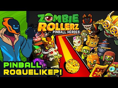 This Pinball Roguelike Actually Slaps!? - Zombie Rollerz: Pinball Heroes [Demo]