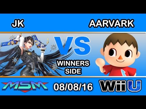 MSM 61 - JK (Bayonetta) Vs. Aarvark (Villager) Winners Side - Smash Wii U
