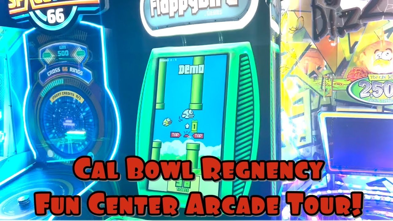 Cal Bowl Regency Fun Center Arcade Tour! (Lakewood, California)