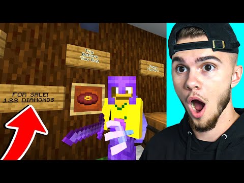 BUYING the most expensive Minecraft disc... (CloutCraft EP.35)
