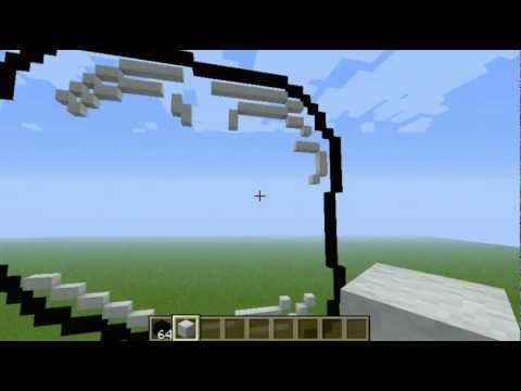 Minecraft Pixel Art tutorial: trollface Part 2