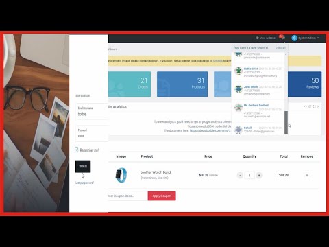 Free Complete Laravel Ecommerce System in PHP // Admin Dashboard MySQL // Free Source Code Download