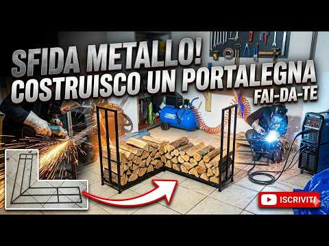 SFIDA METALLO: Costruisco un PORTALEGNA indistruttibile (Tondini da getto)