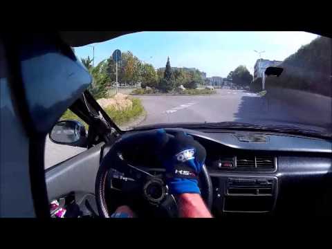KJS 9 Rajd Tyski 2016 Os2 - Dawid Trzpiot / Piotr Leks - Honda Civic