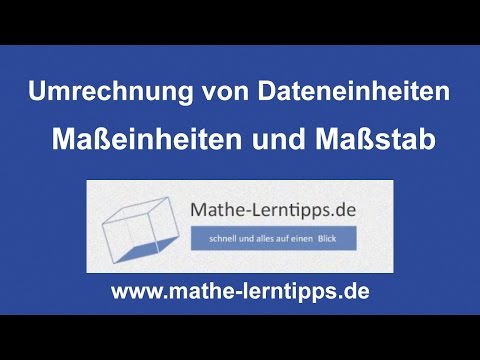 Umrechnung von Dateneinheiten - mathe-lerntipps.de