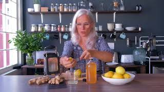 Sweet Freedom Recipe - Cold Cure Lemon Ginger Apple Cider Vinegar Drink