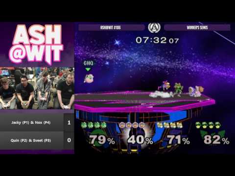 Jacky + Nox vs Quin + Sveet - ASH@WIT #106 Melee Doubles Winner's Semis