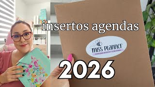 MIS INSERTOS 2026 PARA TODAS MIS AGENDAS | @missplanner + CÓDIGO DE DESCUENTO 🩷✨