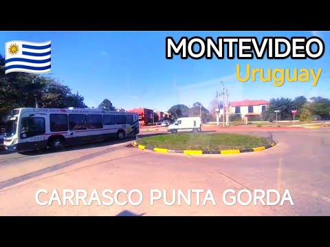 Montevideo 🇺🇾 paseo en BUS desde GEANT Parque Roosevelt hasta PUNTA Gorda.