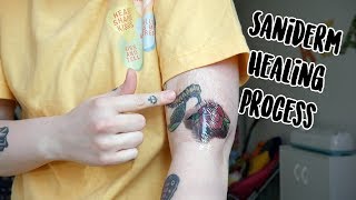 How To Heal Tattoos With Saniderm | Day By Day Process