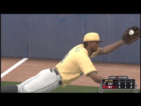 MLB 14 The Show Road to the Show (PS4) Part 4 - Amazing Diving Catch