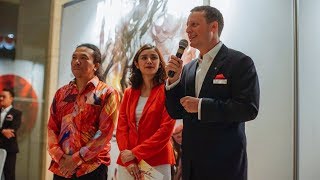 John Martono Painting Exhibitions Opening Night at Hilton Bandung