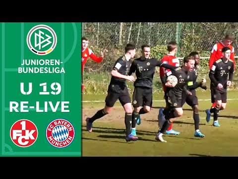 1 FC. Kaiserslautern - Bayern München | RE-Live | U 19 Junioren-Bundesliga 2021/2022 | 17. Spieltag