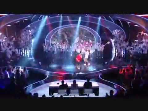 Dizzee Rascal + James Corden - Shout (England Song) Britains got talent FINAL 2010