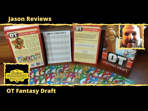 Jason's Board Game Diagnostics of OT Fantasy Draft