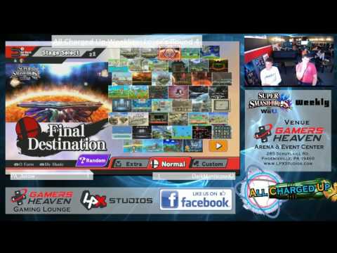 All Charged Up Smash 4 Weekly #20 - PA Arrow (Pit, Link) vs DarkManticoreX2 (Samus) Loser's Round 4