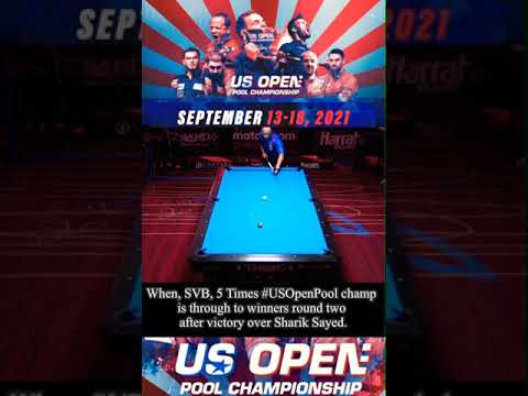 When, SVB, 5 Times #USOpenPool champ is through to winners Round 2 at USOpenPool 2021| EverWondered