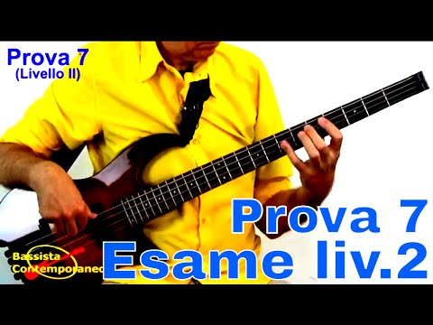 Prova d'esame n.7: Linee di basso funk - Certificazione Bassista Contemporaneo 2° livello