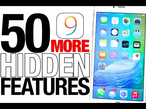 50 MORE iOS 9 Hidden Features!