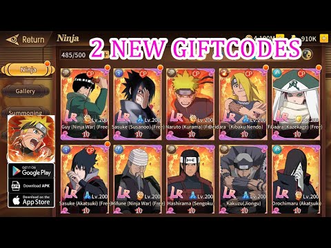 Nindo Fire Will & 2 New Giftcodes - Naruto RPG Free VIP13 & Free All LR UR