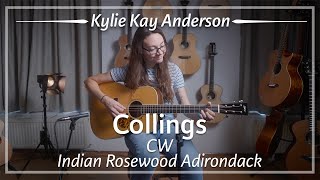 Video thumbnail for Collings CW Indian Rosewood Adirondack 2007 played by Kylie Kay Anderson | Demo by TFOA Demos