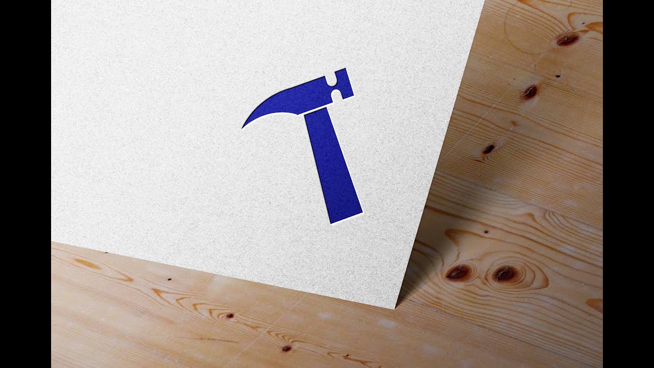 hammer vector image or logo or clip art