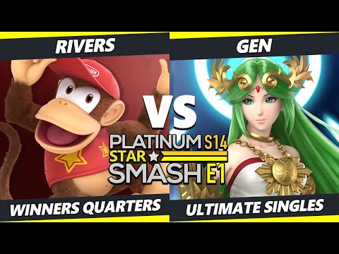 PSS S14:E1 Winners Quarters - Rivers (Diddy Kong) Vs. Gen (Palutena) SSBU Ultimate Tournament