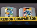 Mega Man 64 For Nintendo 64 Region Comparison