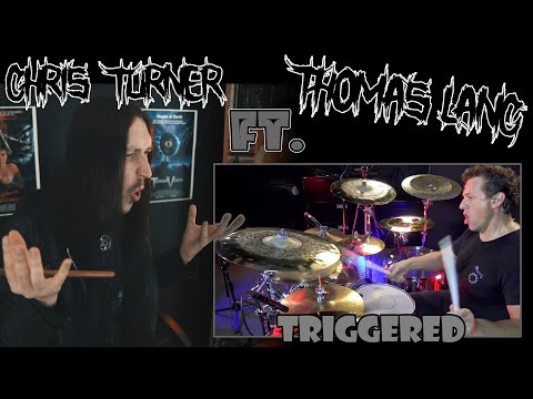 Black Metal Drummer Reacts: | CHRIS TURNER Ft. THOMAS LANG | Triggered