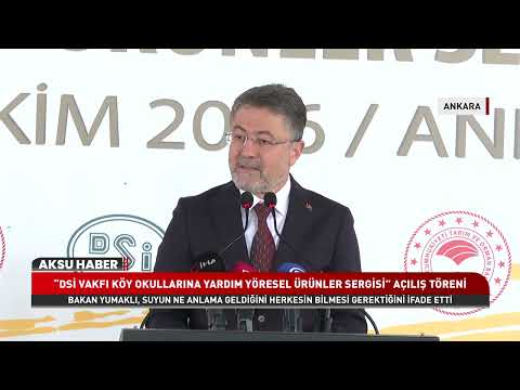 Bakan Yumaklı’dan Su Tasarrufu Mesajı: 2030 Hedefi Yüzde 45!