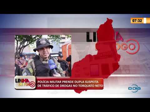LINHA DE FOGO 15 03 2020 POLíCIA MILITAR PRENDE DUPLA SUSPEITA DE TRíFICO DE DROGAS NO TORQUATO NE