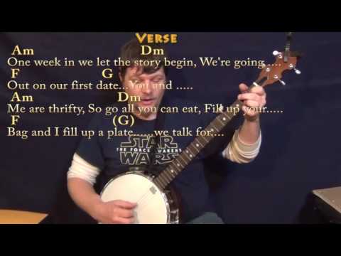 Shape of You (Ed Sheeran) Banjo Cover Lesson in Am with Chords/Lyrics