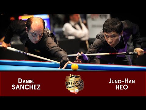3-Cushion World Cup Bursa 2017 Daniel Sanchez vs Jung-Han Heo