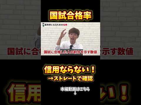 薬学科 【本当にコレだけは知ってくれ…】国試合格率に騙されるな！！