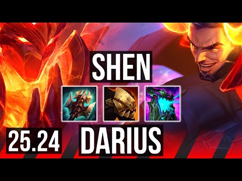 SHEN vs DARIUS (TOP) | 40K damage | EUW Master | 25.24